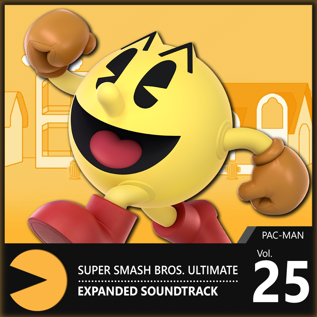 Vol. 25: PAC-MAN ♪ Super Smash Bros. Ultimate Expanded Soundtrack cover