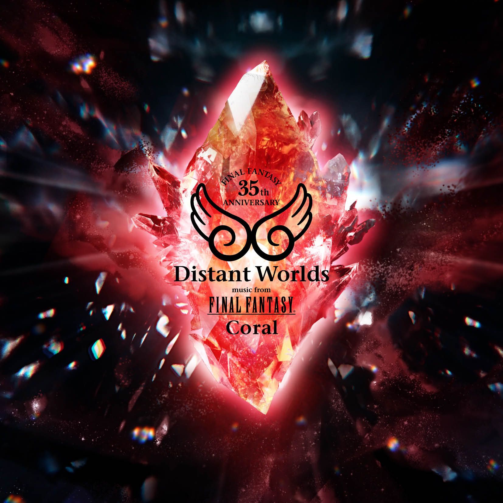Distant Worlds: music from Final Fantasy 35th Anniversary Coral Live CD cover