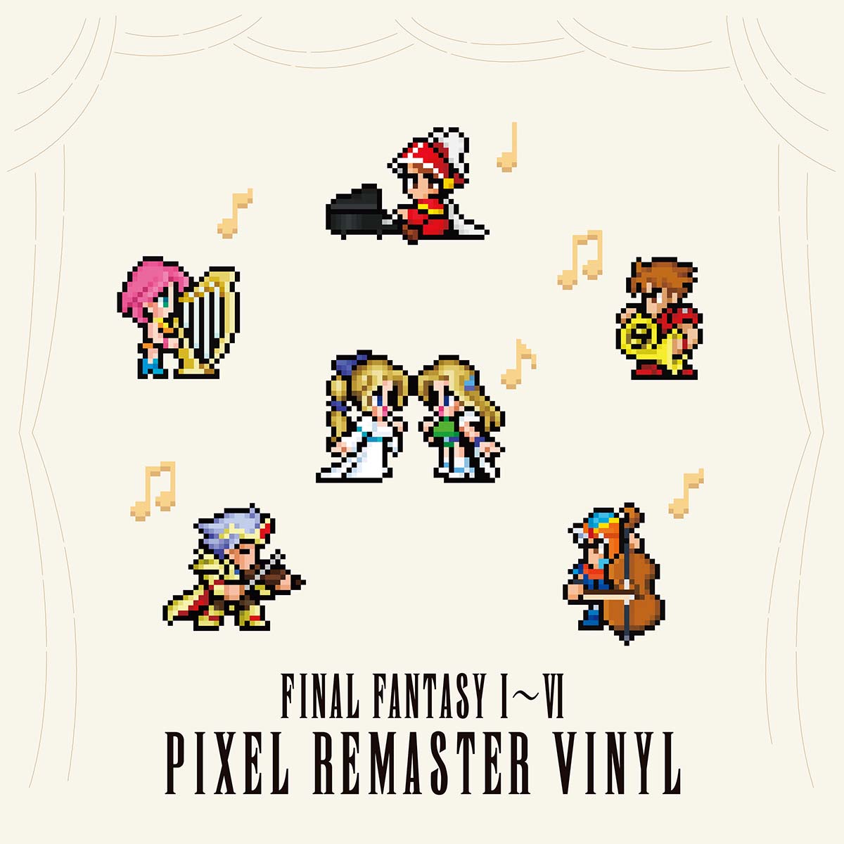 Final Fantasy I~VI Pixel Remaster Vinyl cover