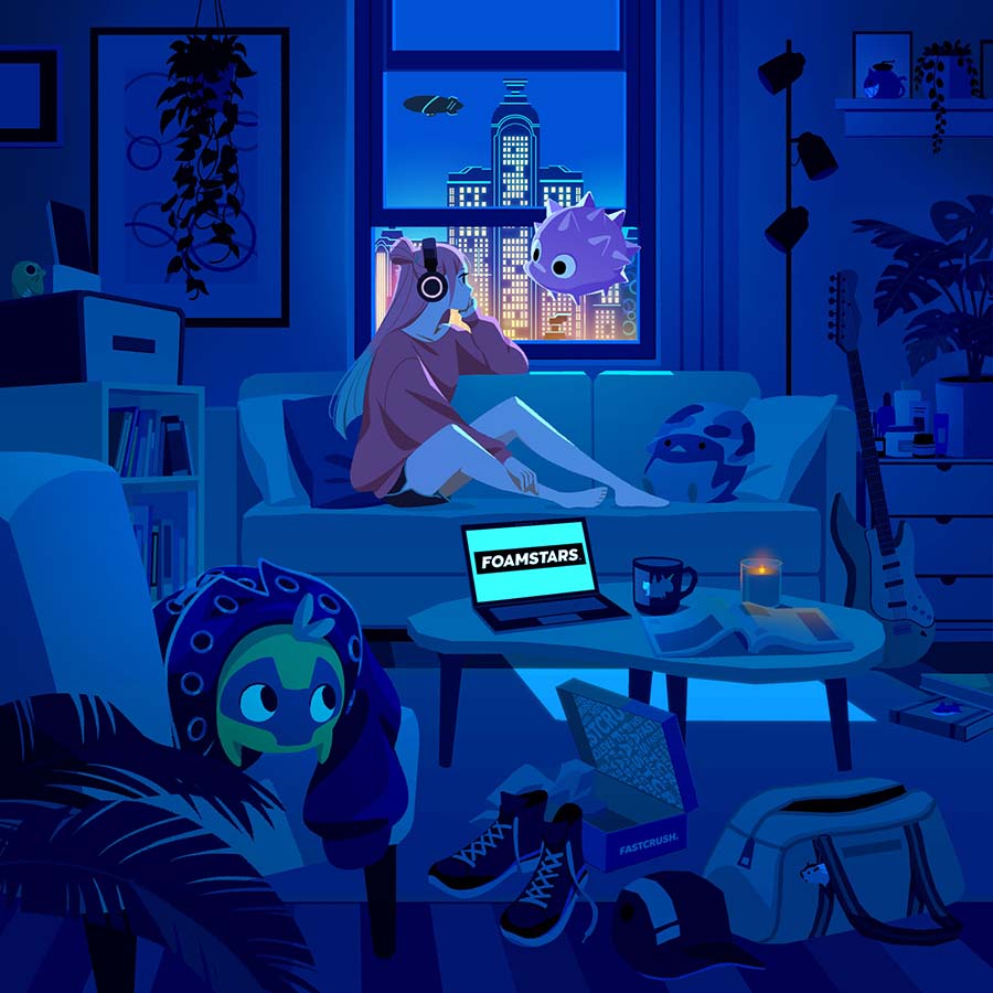 FOAMSTARS Game Soundtrack - Chill Remix cover