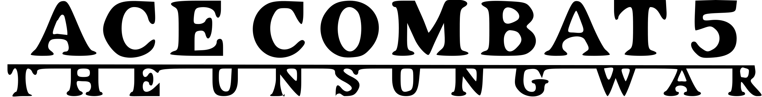 Ace Combat 5: The Unsung War logo