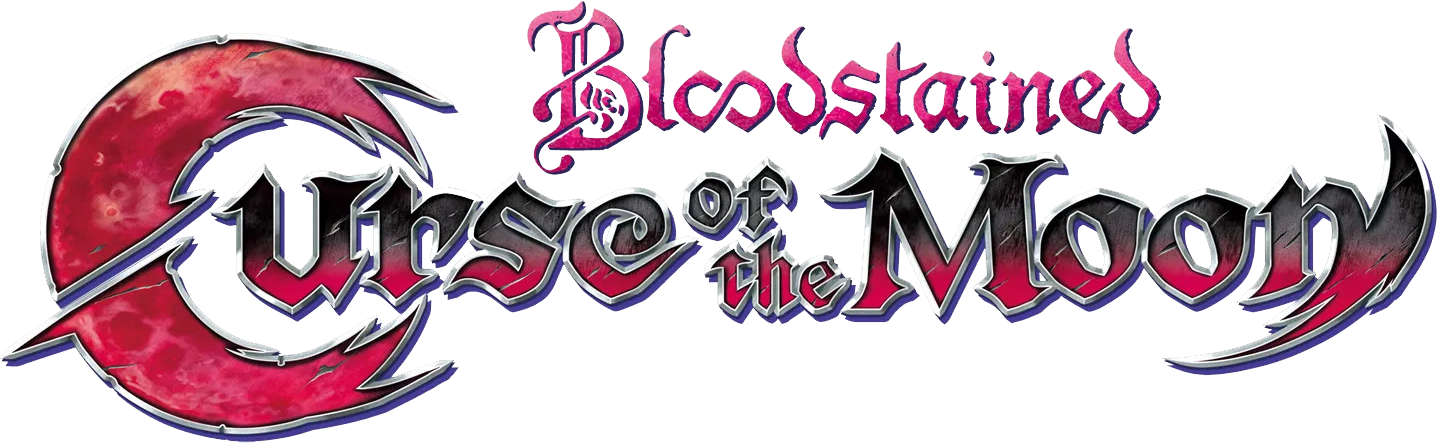 Bloodstained: Curse of the Moon logo