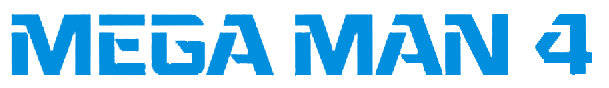 Mega Man 4 logo
